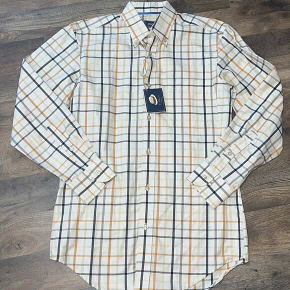 T Harris long sleeve button down shirt size small - Picture 1 of 5